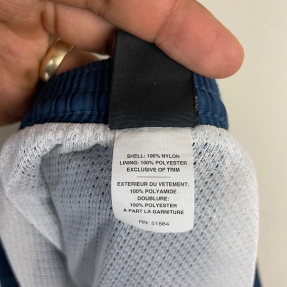 Vintage Patagonia‎ Baggies 90's Retro Navy Drawstring 3 inch Shorts - Picture 7 of 8